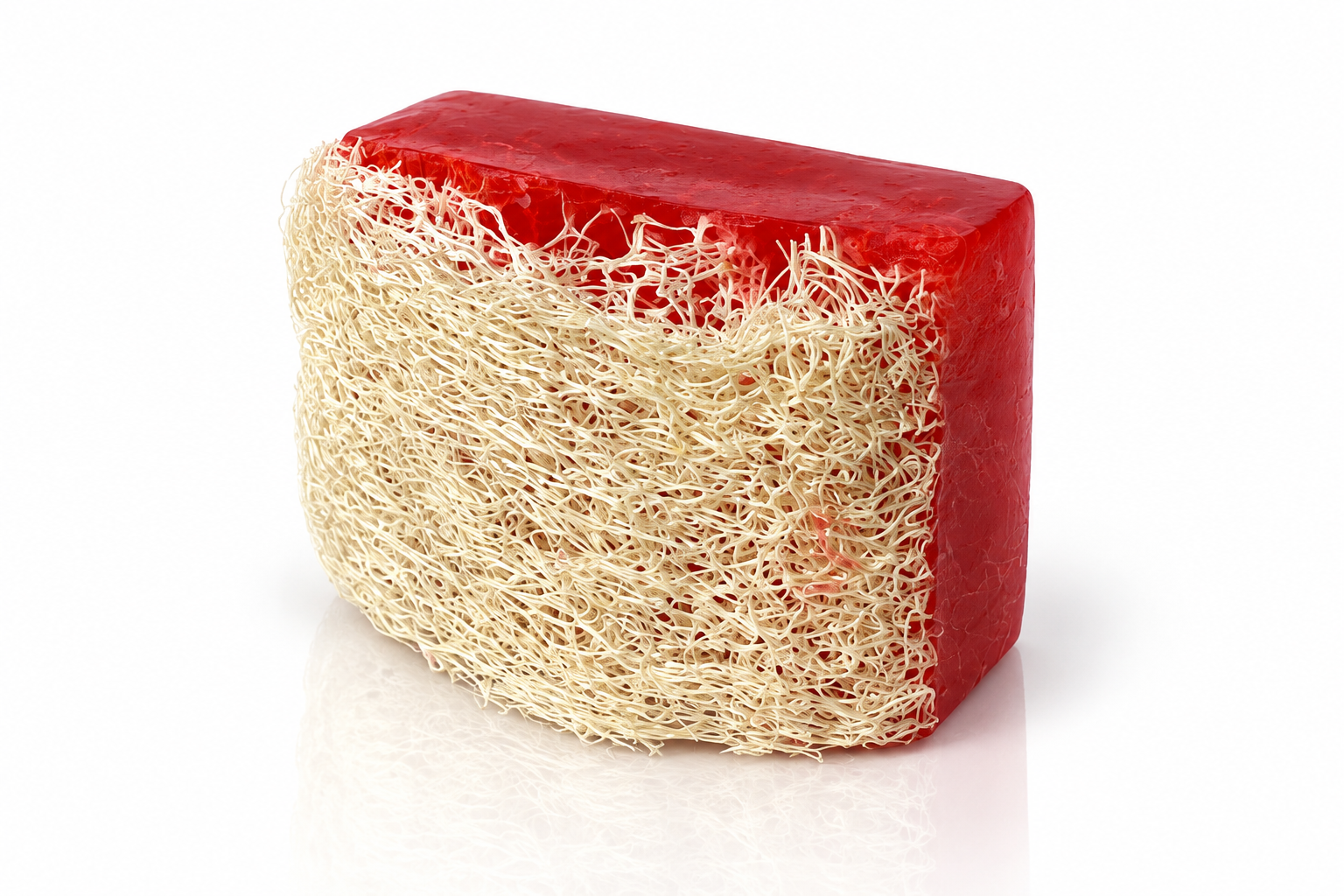 921ca375-7e6c-472b-b6d2-5388c9d06b61 Watermelon Loofah Glycerin Soap - Image 1