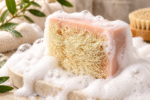 Rose Loofah Glycerin Soap - Image 2