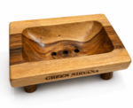 Natural Wooden Soap Dish Xl - Image 2